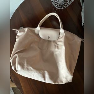Cream Longchamp cream bag limited edition
